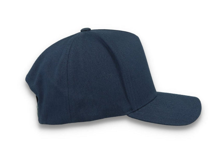 5-Panel Curved Classic Snapback Navy - 7707 - LOKK