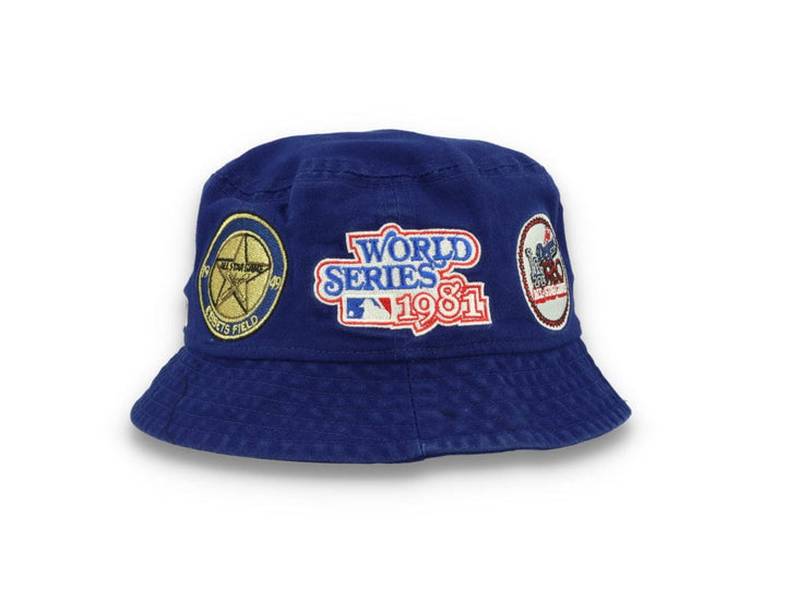 MLB Multi Patch Bucket Los Angeles Dodgers Blue - LOKK