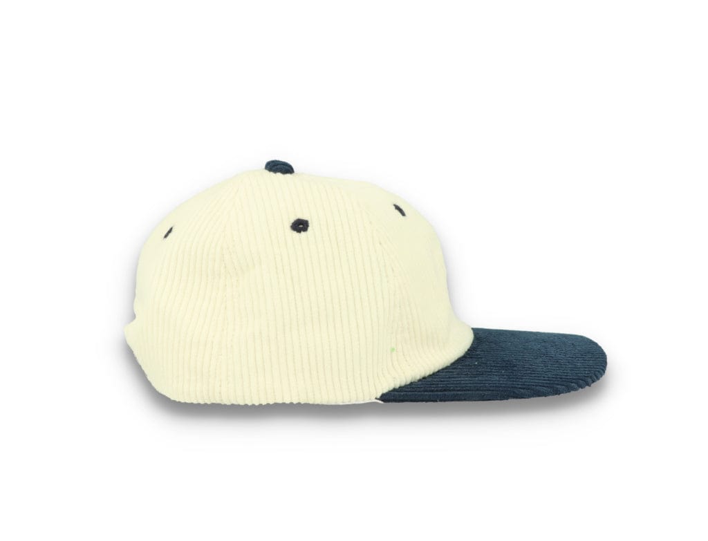 Bolt Corduroy Cap Ecru/Blue - LOKK