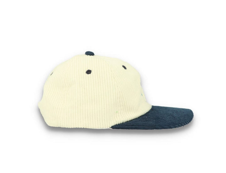 Bolt Corduroy Cap Ecru/Blue - LOKK