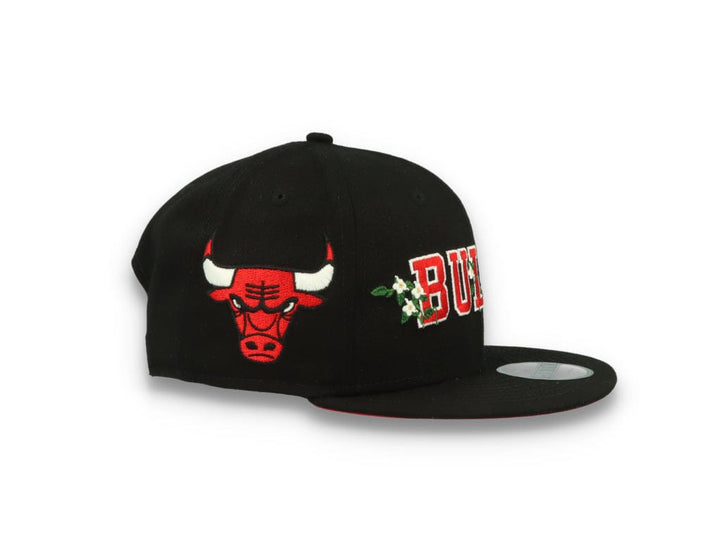 9FIFTY Flower Wordmark Chicago Bulls Black - LOKK