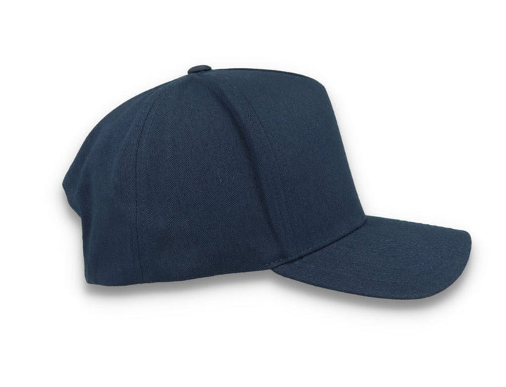 5-Panel Curved Classic Snapback Navy - 7707 - LOKK