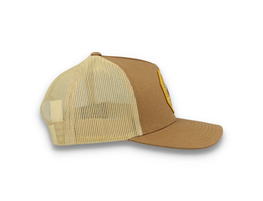Yellowstone National Park Patch Trucker Dark Tan - LOKK