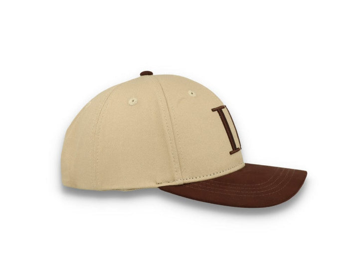 Baseball Cap Suede II Dark Sand/Ebony Brown - LOKK
