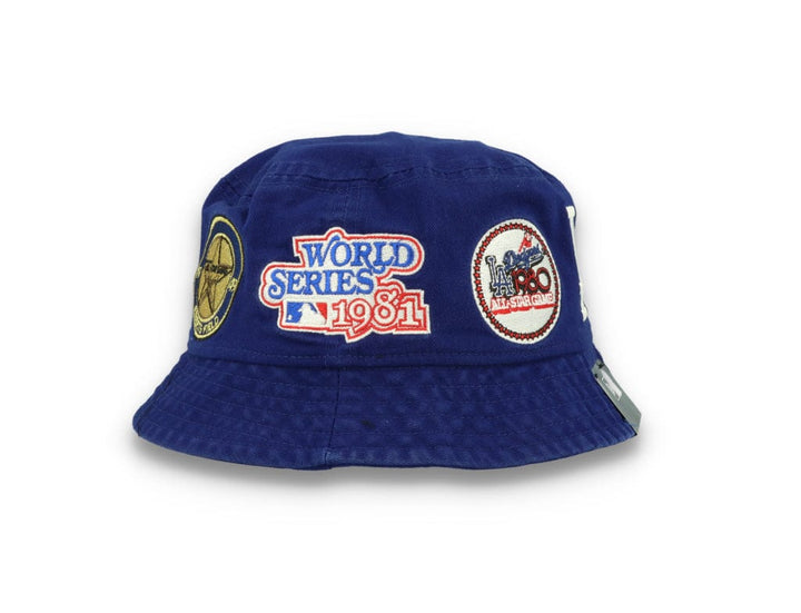 MLB Multi Patch Bucket Los Angeles Dodgers Blue - LOKK