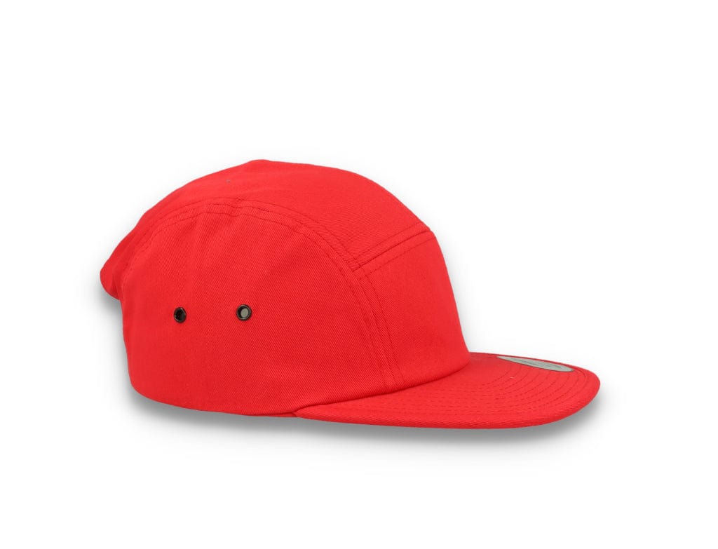 Red 5-Panel Classic Jockey Cap - Yupoong 7005 - LOKK