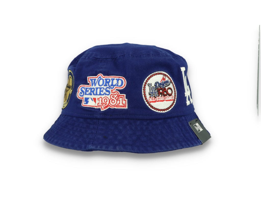 MLB Multi Patch Bucket Los Angeles Dodgers Blue - LOKK