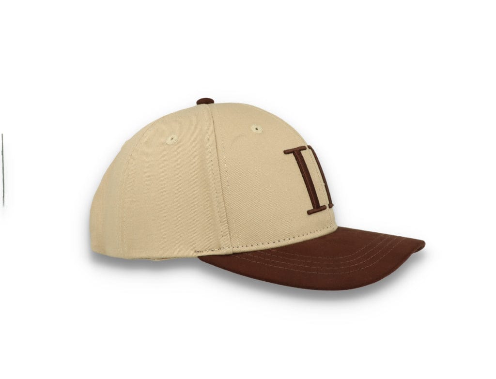Baseball Cap Suede II Dark Sand/Ebony Brown - LOKK