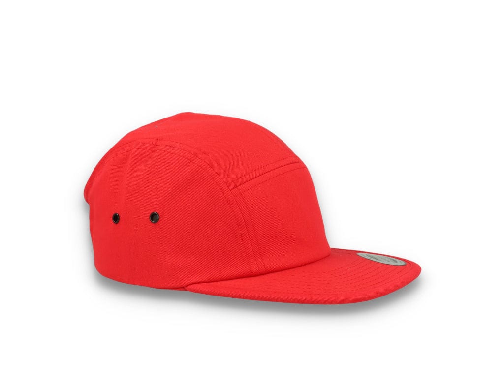 Red 5-Panel Classic Jockey Cap - Yupoong 7005 - LOKK