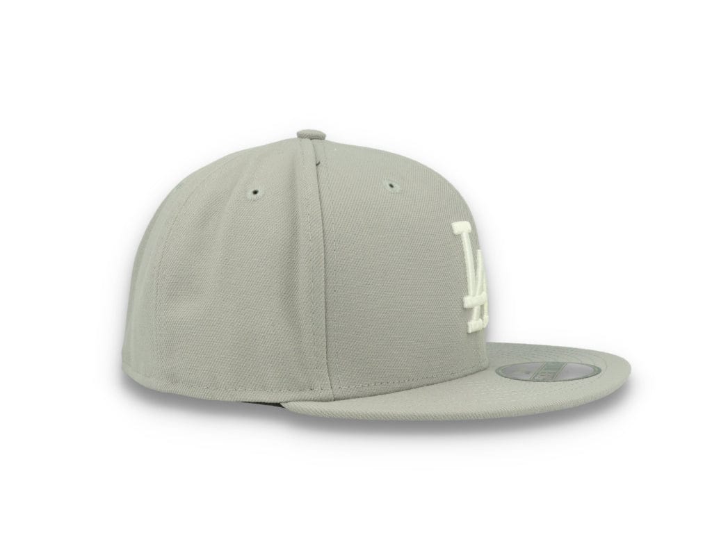 59FIFTY MLB Basic Los Angeles Dodgers  Grey/White - LOKK