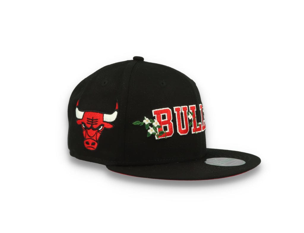 9FIFTY Flower Wordmark Chicago Bulls Black - LOKK