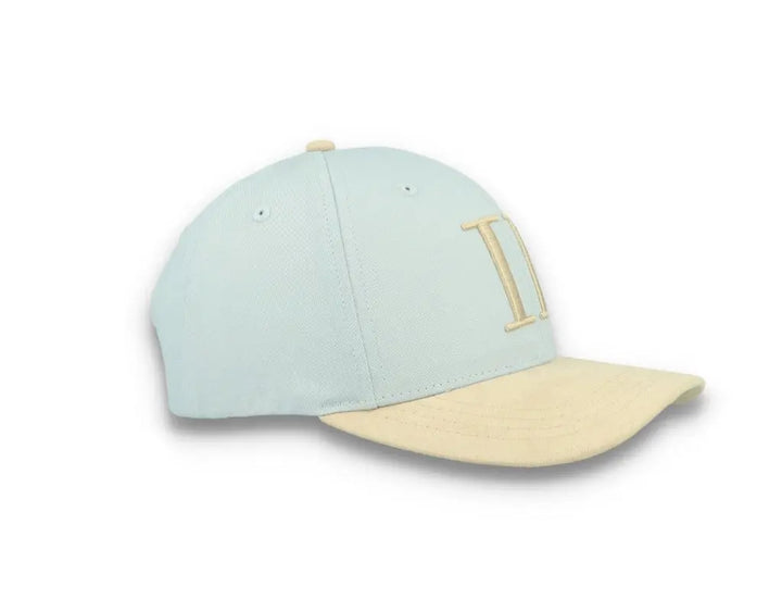 Baseball Cap Contrast Suede II Summer Sky/Light Desert Sand - LOKK