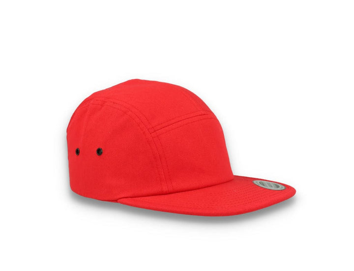 Red 5-Panel Classic Jockey Cap - Yupoong 7005 - LOKK