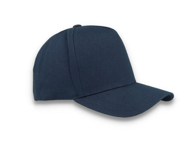 5-Panel Curved Classic Snapback Navy - 7707 - LOKK