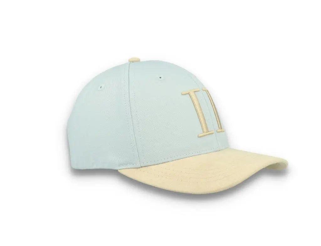 Baseball Cap Contrast Suede II Summer Sky/Light Desert Sand - LOKK