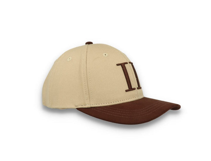 Baseball Cap Suede II Dark Sand/Ebony Brown - LOKK
