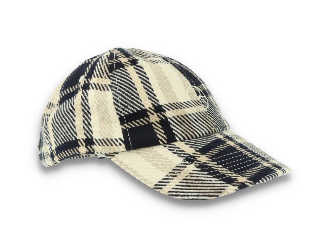 Polar Stroke Logo Flannel Cap Navy - LOKK