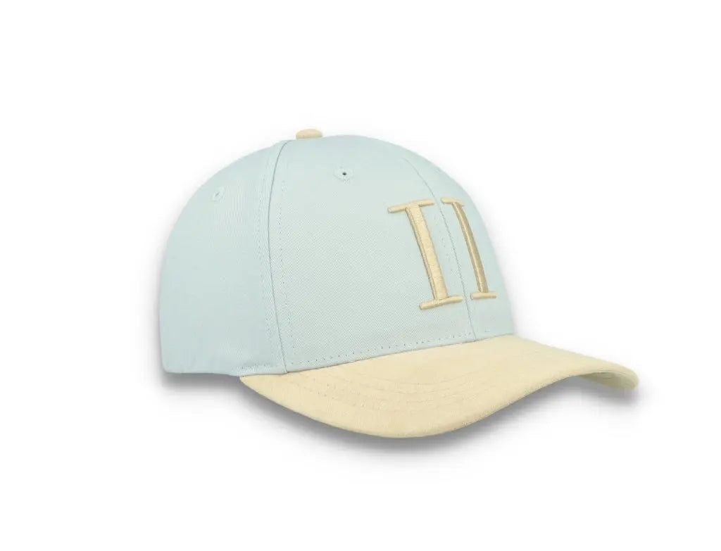 Baseball Cap Contrast Suede II Summer Sky/Light Desert Sand - LOKK