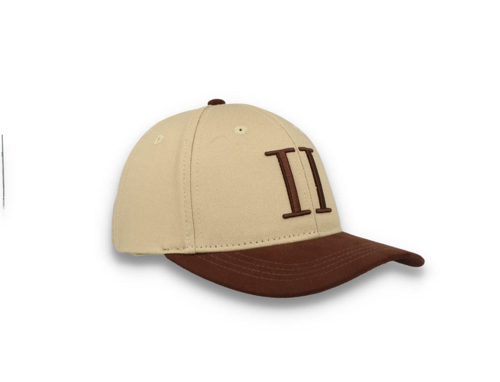 Baseball Cap Suede II Dark Sand/Ebony Brown - LOKK