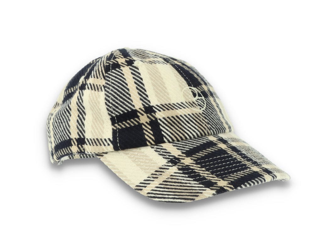 Polar Stroke Logo Flannel Cap Navy - LOKK