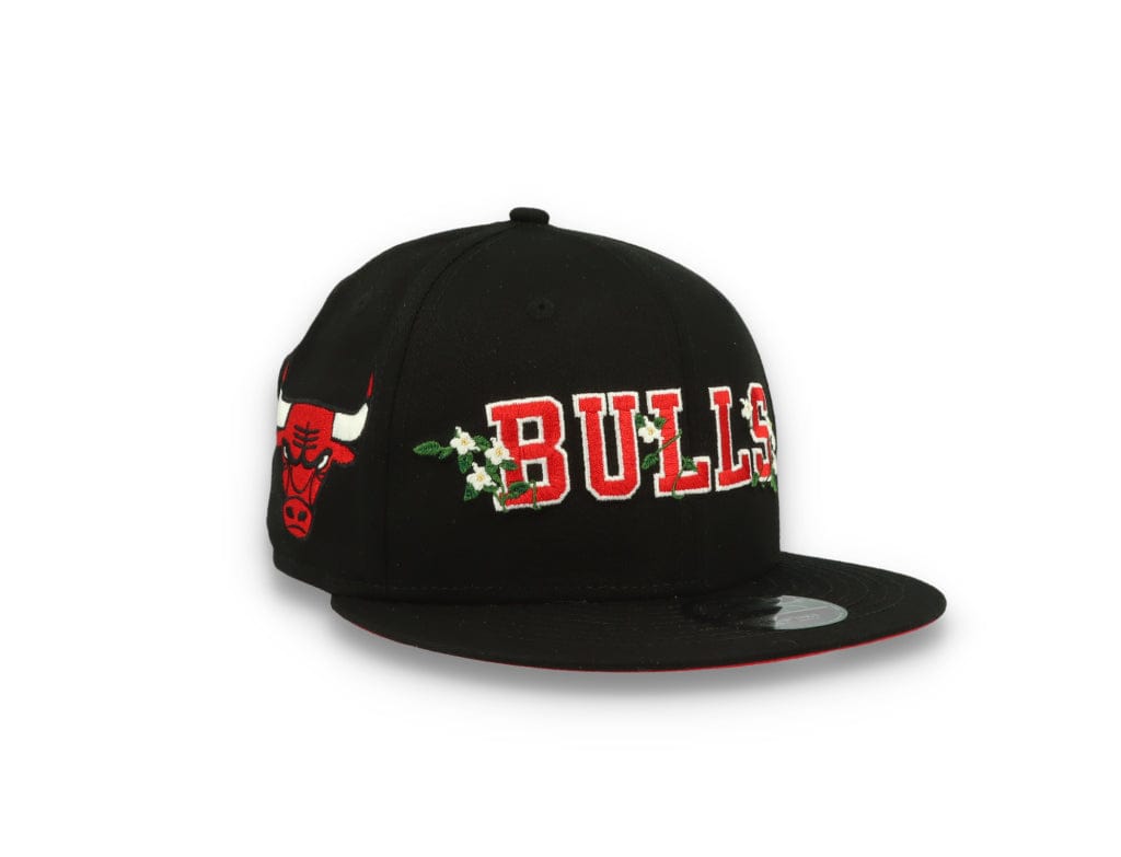 9FIFTY Flower Wordmark Chicago Bulls Black - LOKK