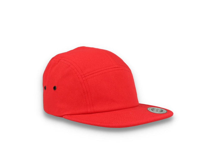 Red 5-Panel Classic Jockey Cap - Yupoong 7005 - LOKK