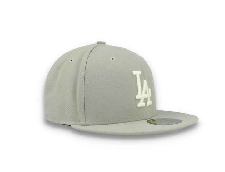 59FIFTY MLB Basic Los Angeles Dodgers  Grey/White - LOKK