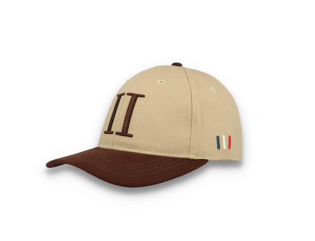 Baseball Cap Suede II Dark Sand/Ebony Brown - LOKK