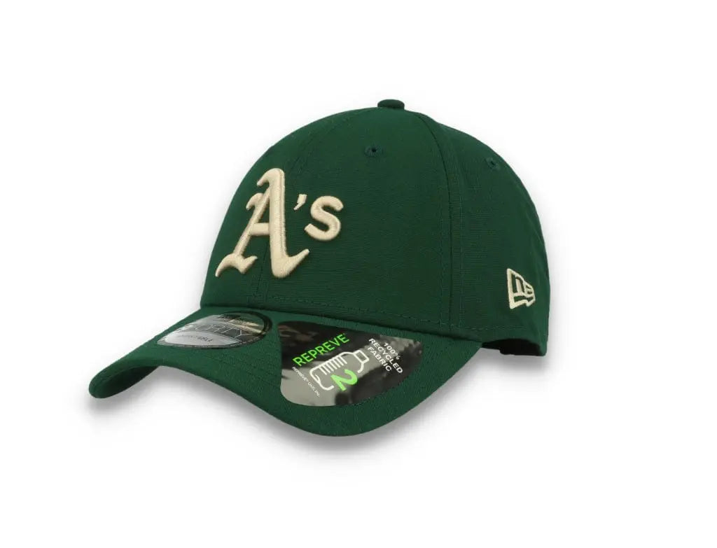 9FORTY Repreve Oakland Athletics Dark Green/Stone - LOKK