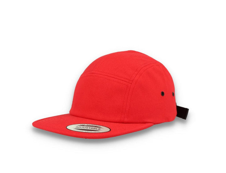 Red 5-Panel Classic Jockey Cap - Yupoong 7005 - LOKK