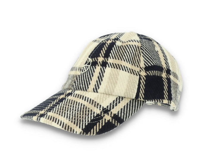 Polar Stroke Logo Flannel Cap Navy - LOKK