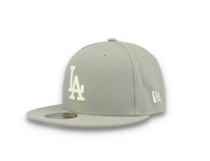 59FIFTY MLB Basic Los Angeles Dodgers  Grey/White - LOKK