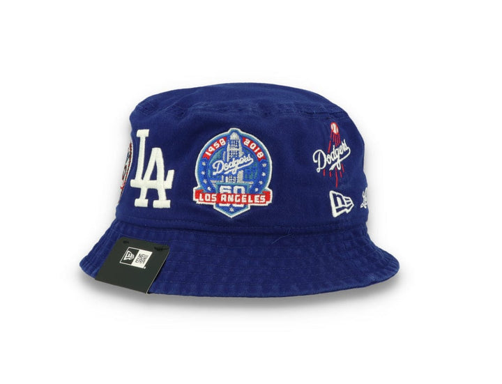 MLB Multi Patch Bucket Los Angeles Dodgers Blue - LOKK