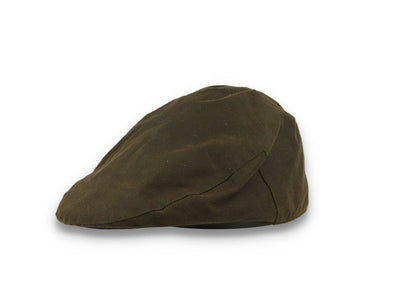 Barbour Sixpence Wax Flat Cap Olive