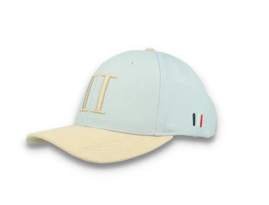 Baseball Cap Contrast Suede II Summer Sky/Light Desert Sand - LOKK