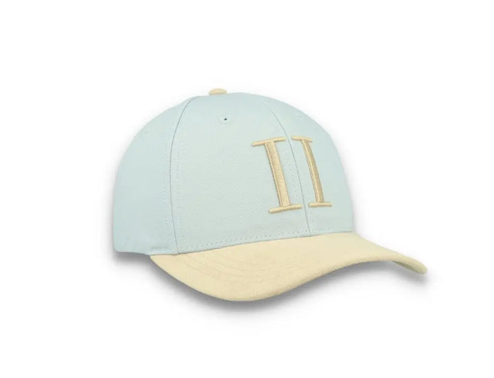 Baseball Cap Contrast Suede II Summer Sky/Light Desert Sand - LOKK