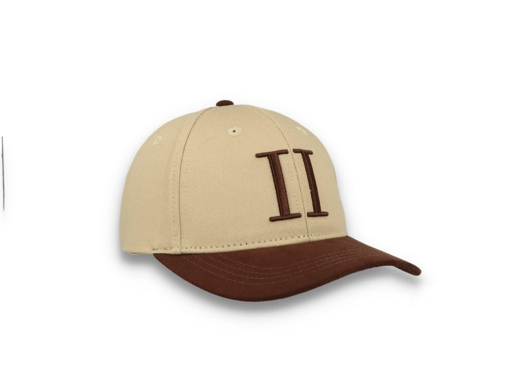 Baseball Cap Suede II Dark Sand/Ebony Brown - LOKK