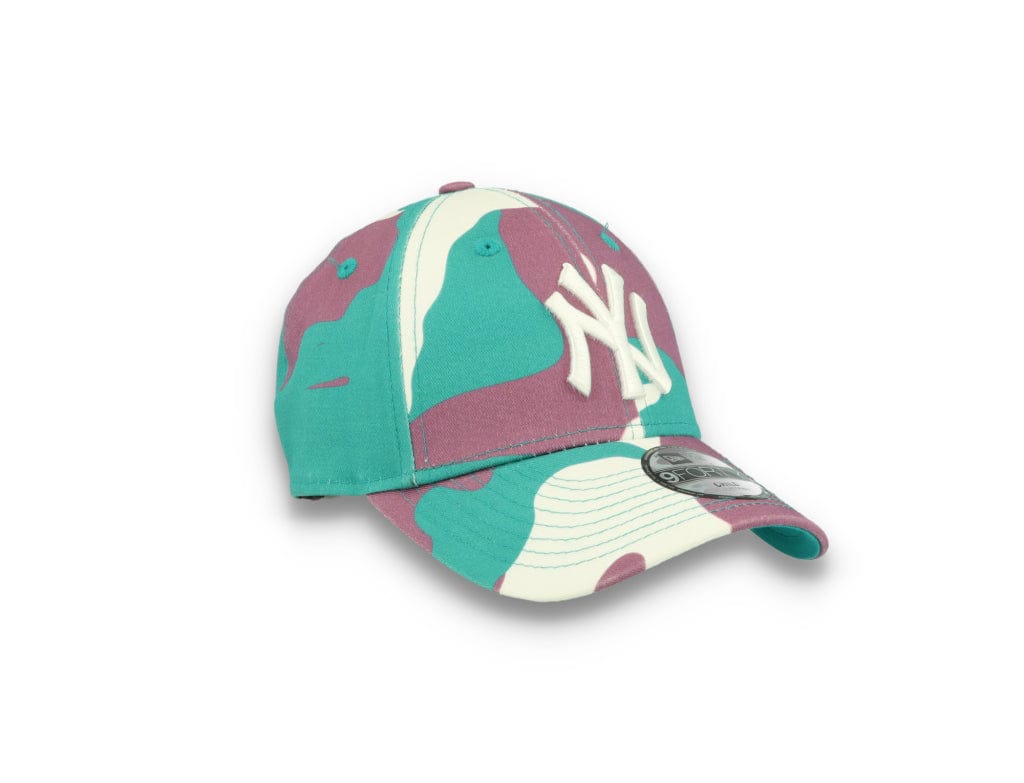 Barne Cap 9FORTY Kids Camo Pack NY Yankees Teal - LOKK