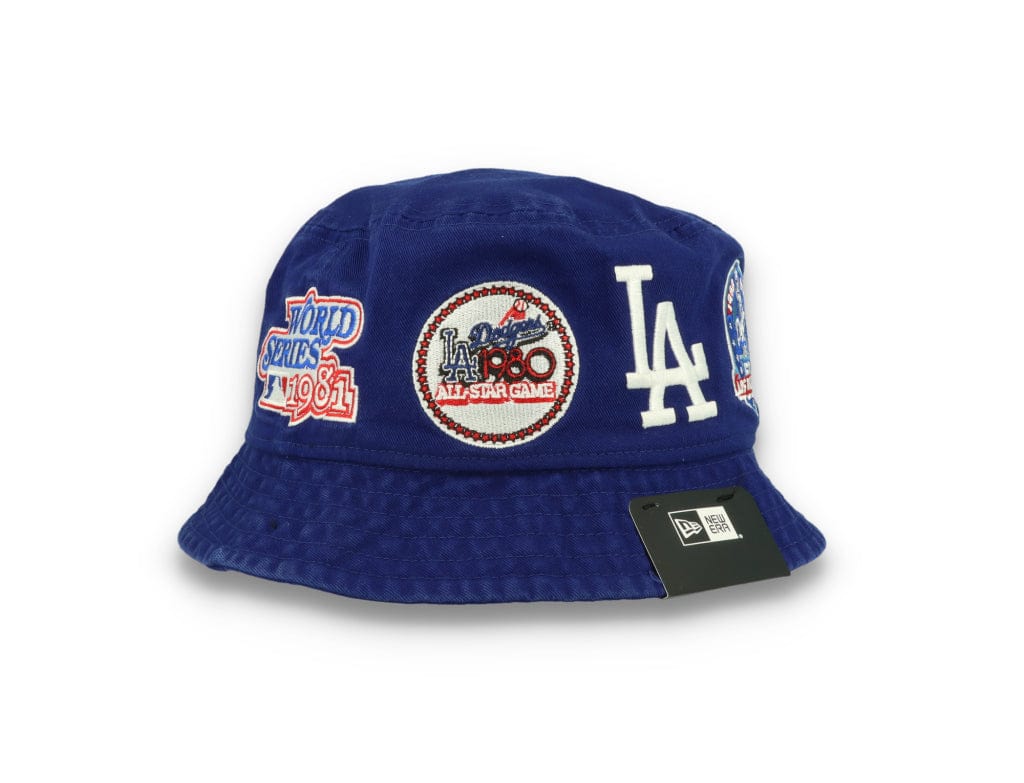MLB Multi Patch Bucket Los Angeles Dodgers Blue - LOKK