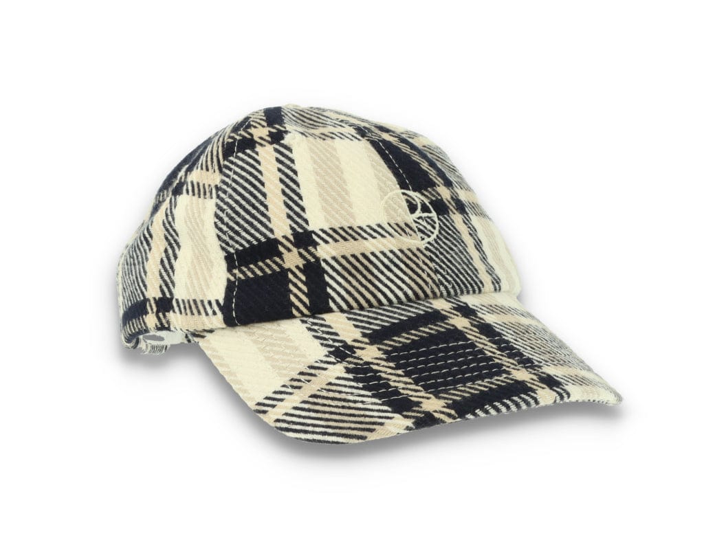 Polar Stroke Logo Flannel Cap Navy - LOKK