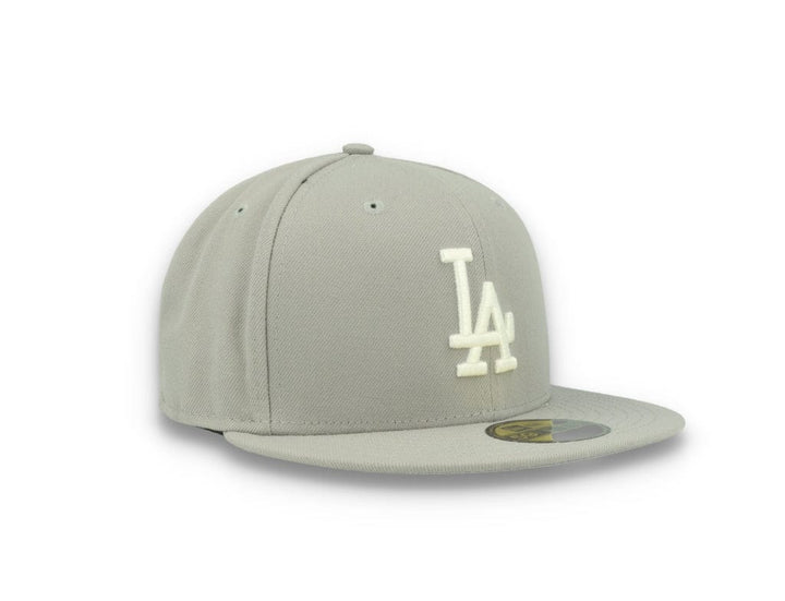 59FIFTY MLB Basic Los Angeles Dodgers  Grey/White - LOKK