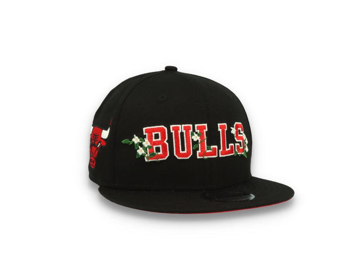 9FIFTY Flower Wordmark Chicago Bulls Black - LOKK