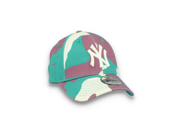 Barne Cap 9FORTY Kids Camo Pack NY Yankees Teal - LOKK