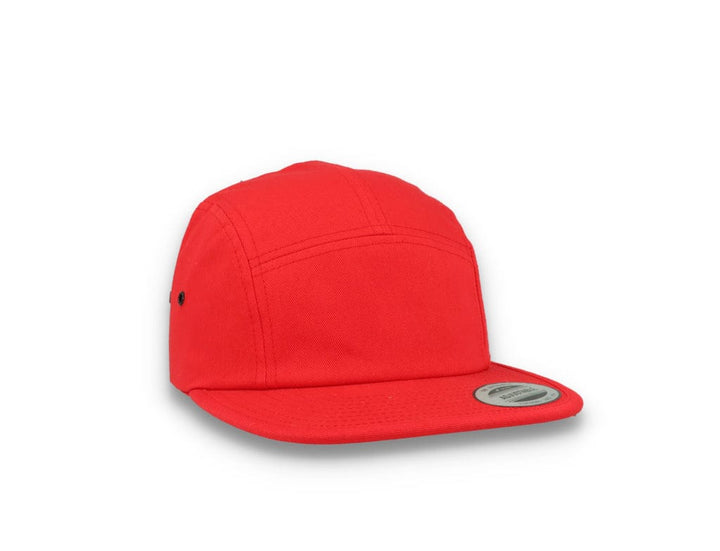 Red 5-Panel Classic Jockey Cap - Yupoong 7005 - LOKK