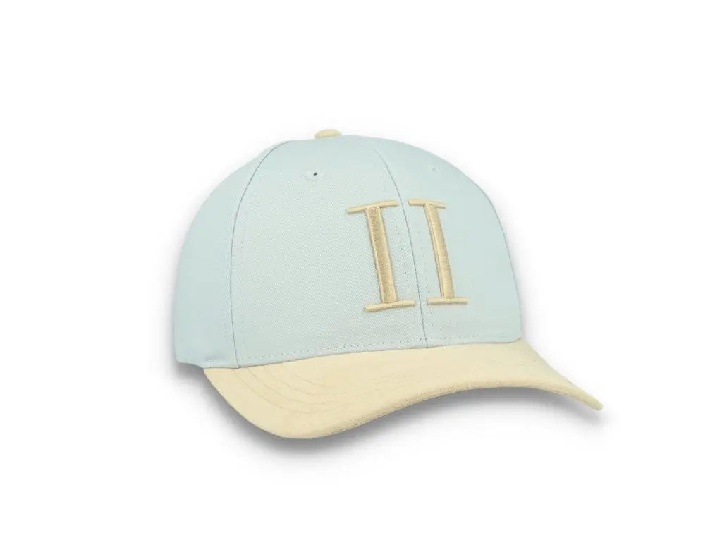 Baseball Cap Contrast Suede II Summer Sky/Light Desert Sand - LOKK