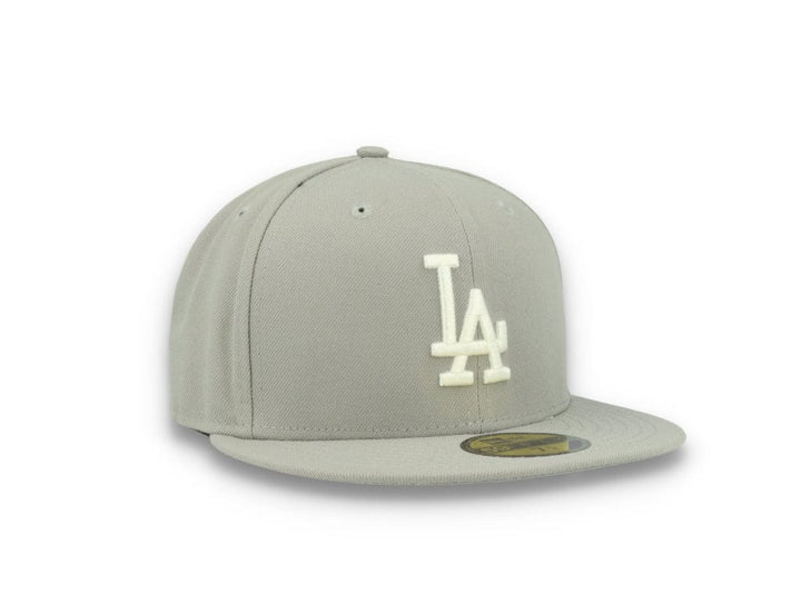 59FIFTY MLB Basic Los Angeles Dodgers  Grey/White - LOKK