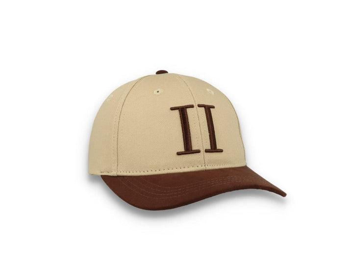 Baseball Cap Suede II Dark Sand/Ebony Brown - LOKK