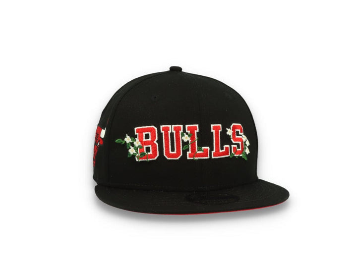 9FIFTY Flower Wordmark Chicago Bulls Black - LOKK