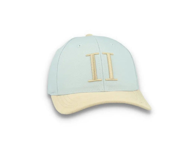 Baseball Cap Contrast Suede II Summer Sky/Light Desert Sand - LOKK