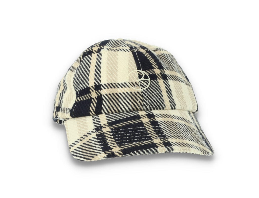 Polar Stroke Logo Flannel Cap Navy - LOKK